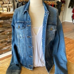 Distressed Denim Jacket
